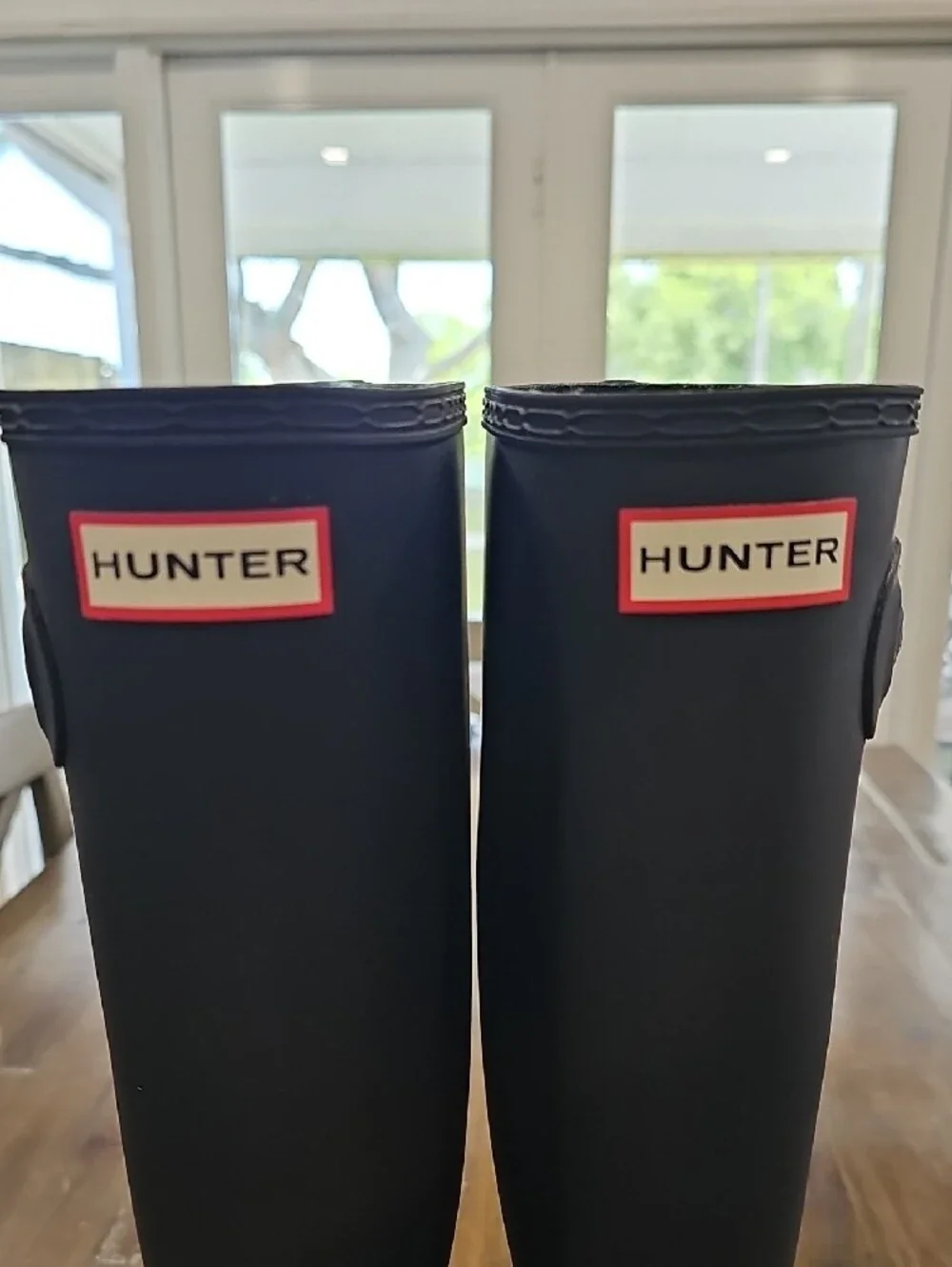 Hunter Original Tall Black Matte Rubber Waterproof Wellies